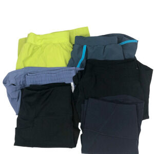 Bundle Lot 6 Women's Shorts Legging Size S Under Armour Adidas Athleta Avia